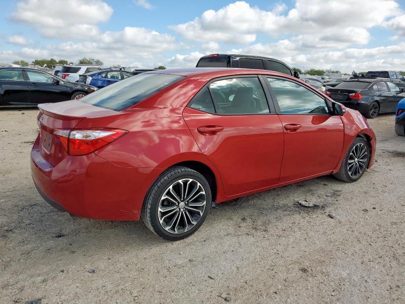  TOYOTA COROLLA 2016 Красный