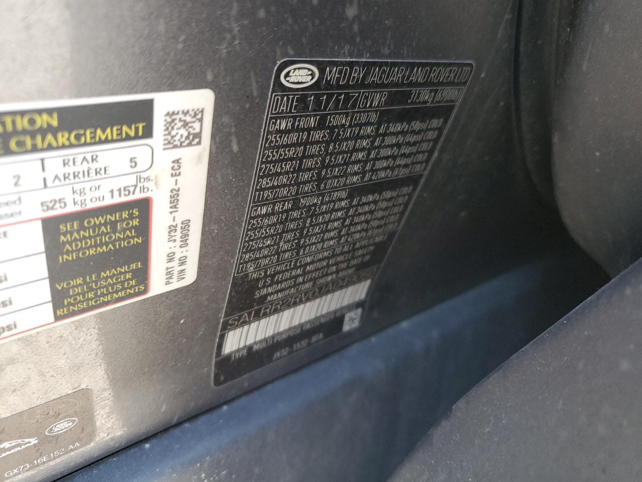 2018 Land Rover Discovery Hse VIN: SALRR2RV0JA049050 Lot: 80674985