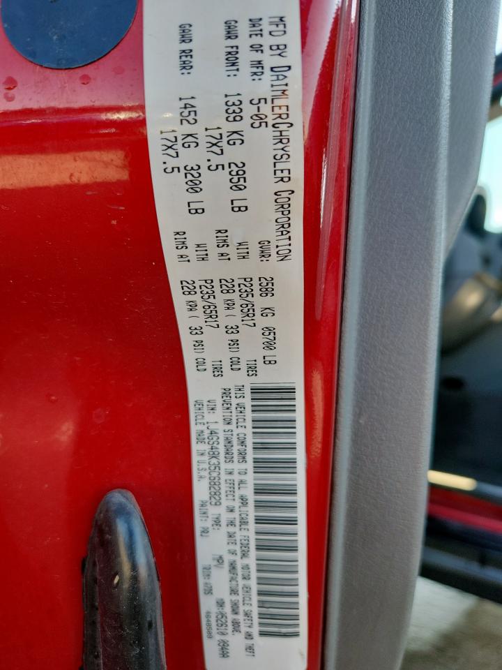 2005 Jeep Grand Cherokee Laredo VIN: 1J4GS48K35C682829 Lot: 80494455