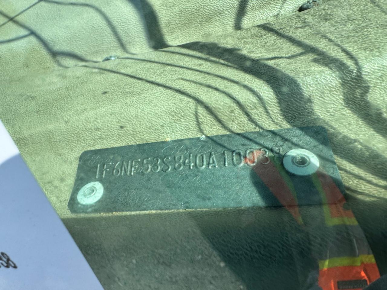 2004 Ford F550 Super Duty Stripped Chassis VIN: 1F6NF53S840A10038 Lot: 80992375