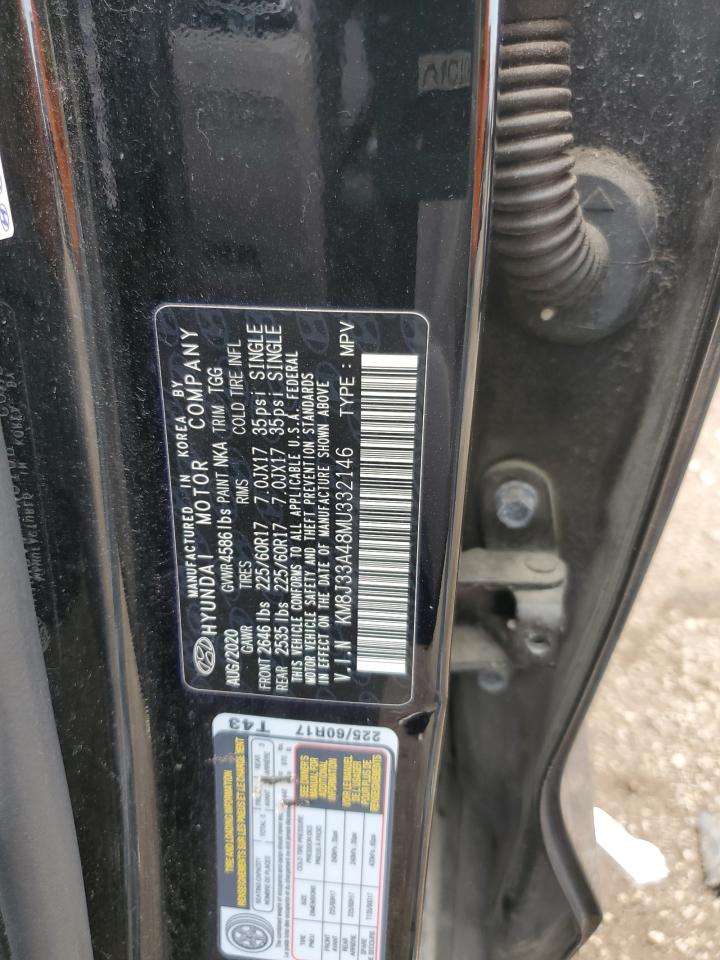 2021 Hyundai Tucson Limited VIN: KM8J33A48MU332146 Lot: 81421205