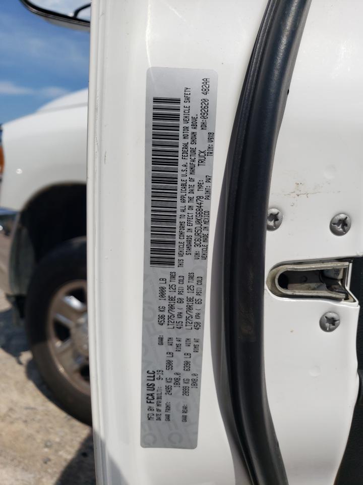 2019 Ram 2500 Big Horn VIN: 3C6UR5DJ0KG684478 Lot: 81709345