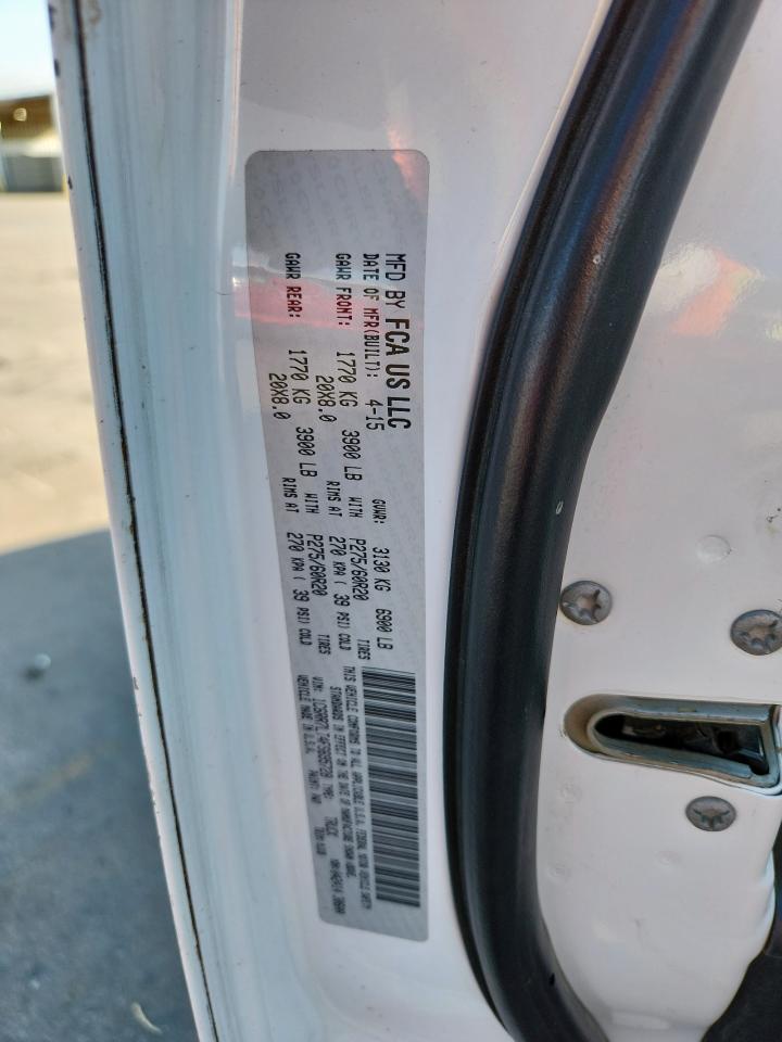 2015 Ram 1500 Slt VIN: 1C6RR7LT4FS695728 Lot: 81709495