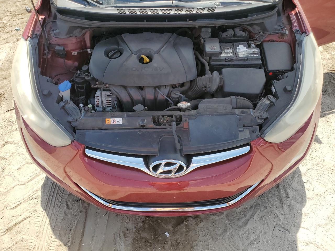 2014 Hyundai Elantra Se VIN: 5NPDH4AE8EH537110 Lot: 80722535