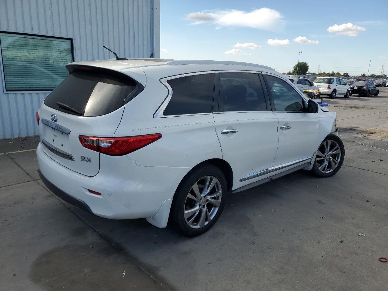 2013 Infiniti Jx35 white null gas 5N1AL0MN4DC338714 photo #4
