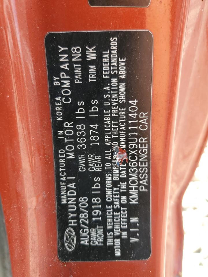 2009 Hyundai Accent Gs VIN: KMHCM36CX9U11404 Lot: 80941985