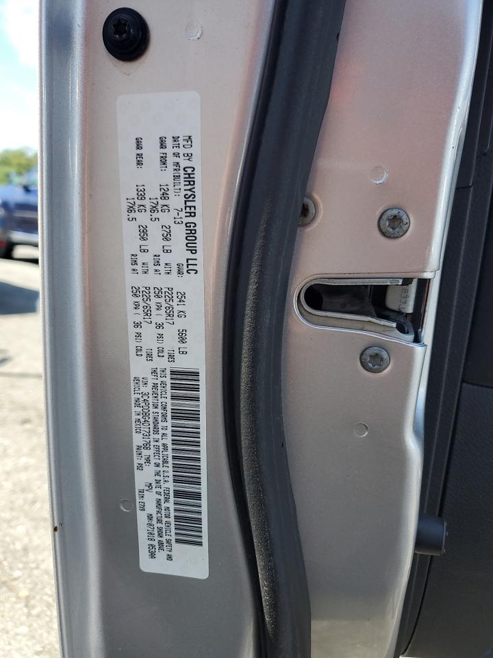 2013 Dodge Journey Sxt VIN: 3C4PDDBG4DT731768 Lot: 71266085