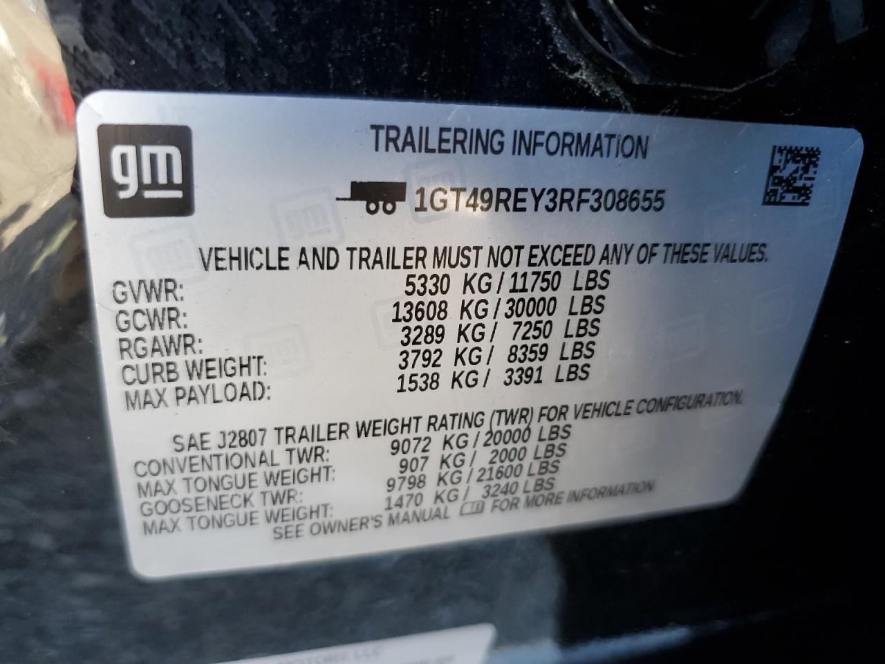 2024 GMC Sierra K2500 Denali VIN: 1GT49REY3RF308655 Lot: 80557265