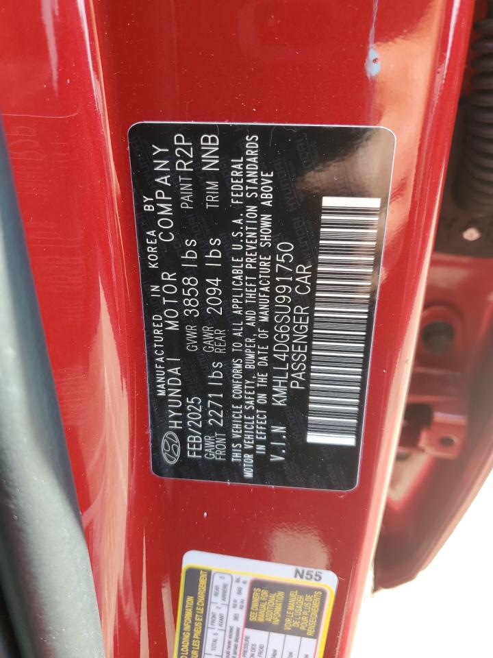 2025 Hyundai Elantra Se VIN: KMHLL4DG6SU991750 Lot: 81078015