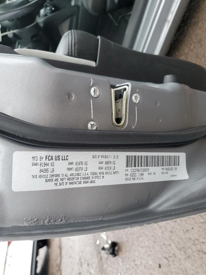 2015 Dodge Dart Sxt VIN: 1C3CDFBB1FD320579 Lot: 84047935