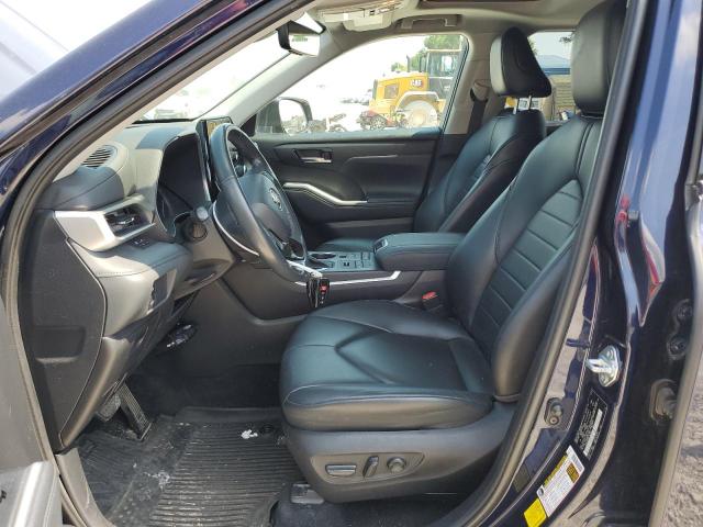  TOYOTA HIGHLANDER 2021 Синий