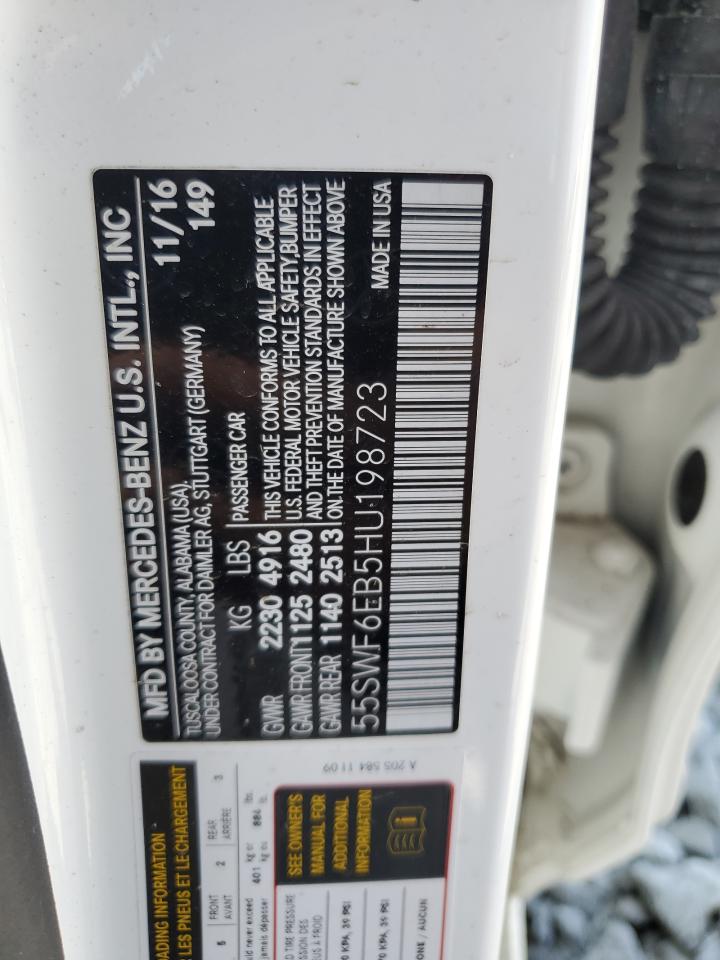 55SWF6EB5HU198723 2017 Mercedes-Benz C 43 4Matic Amg