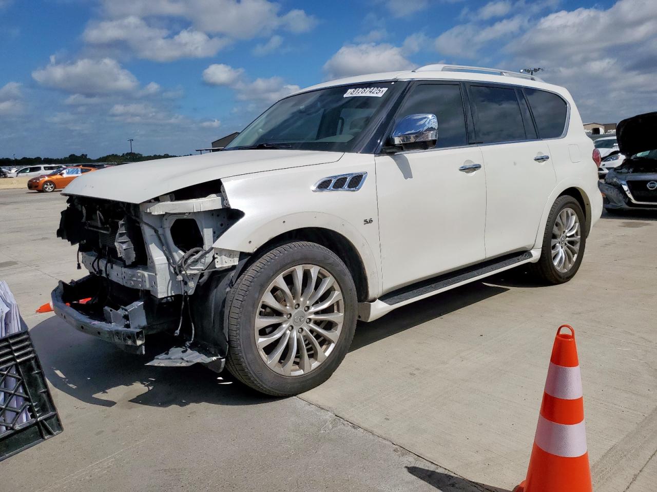 INFINITI QX80 2016. Lot# 81787425. VIN JN8AZ2ND8G9800010. Photo 1
