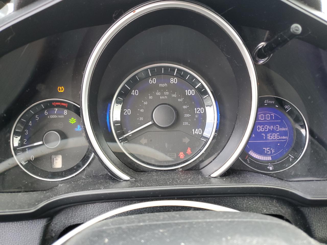 2019 Honda Fit Lx VIN: 3HGGK5H43KM720925 Lot: 84791925