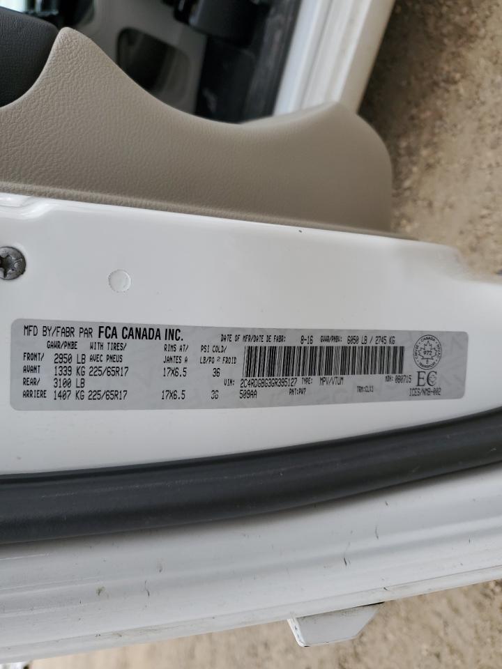 2016 Dodge Grand Caravan Se VIN: 2C4RDGBG3GR395127 Lot: 84450845