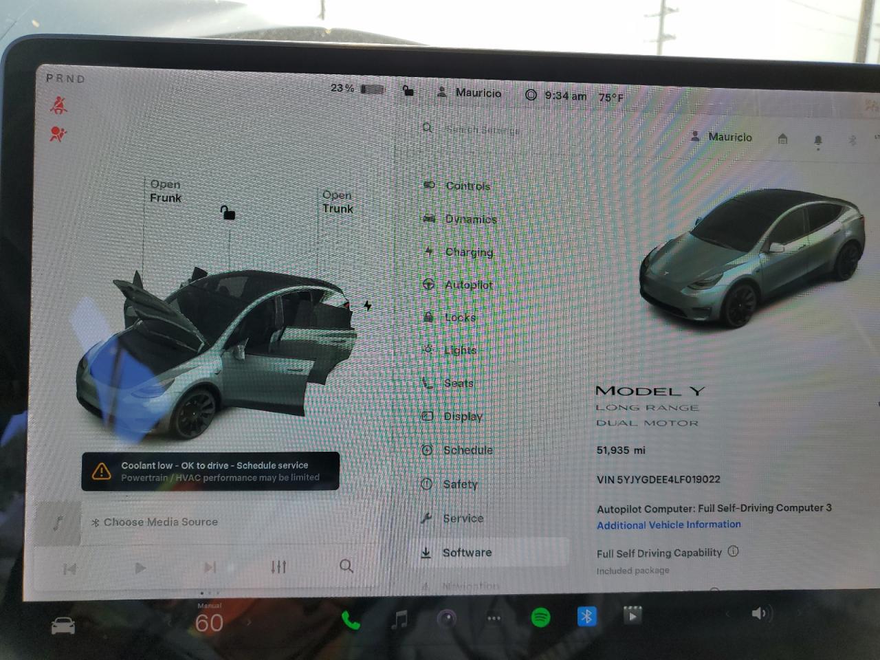 2020 Tesla Model Y VIN: 5YJYGDEE4LF019022 Lot: 71543735