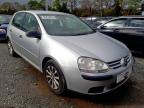 2007 VOLKSWAGEN GOLF TDI S 1.9 S TDI 5DR [AC] for sale at Copart WOLVERHAMPTON