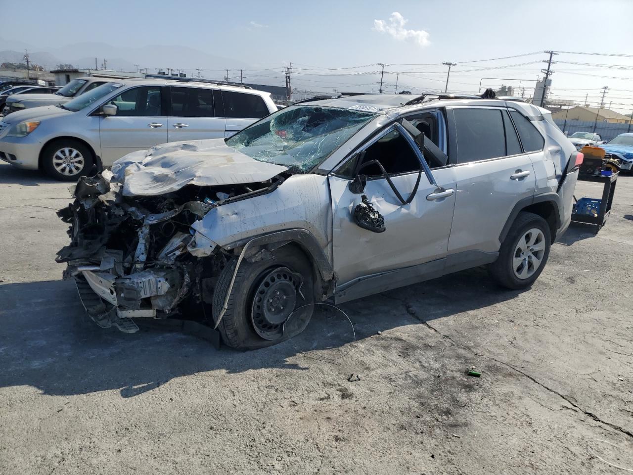 2021 Toyota Rav4 Le silver null gasoline 2T3F1RFV5MW187753 photo #1