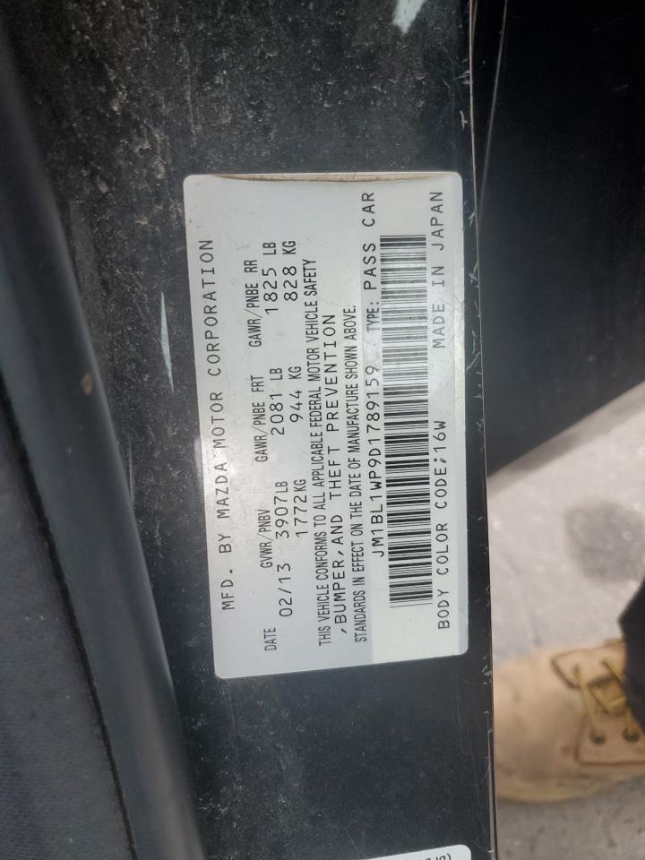 2013 Mazda 3 I VIN: JM1BL1WP9D1789159 Lot: 81395665
