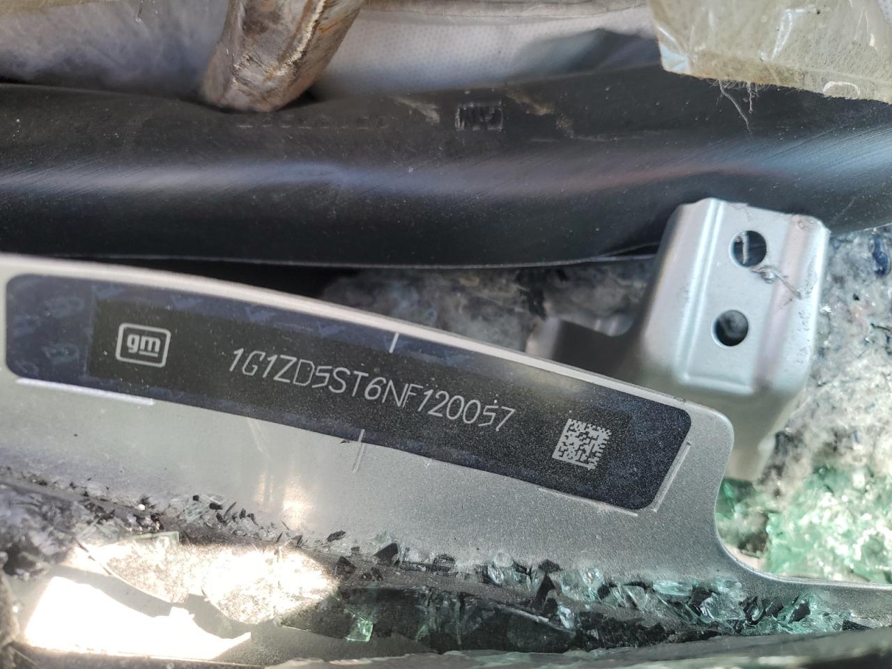 2022 Chevrolet Malibu Lt VIN: 1G1ZD5ST6NF120057 Lot: 68040625