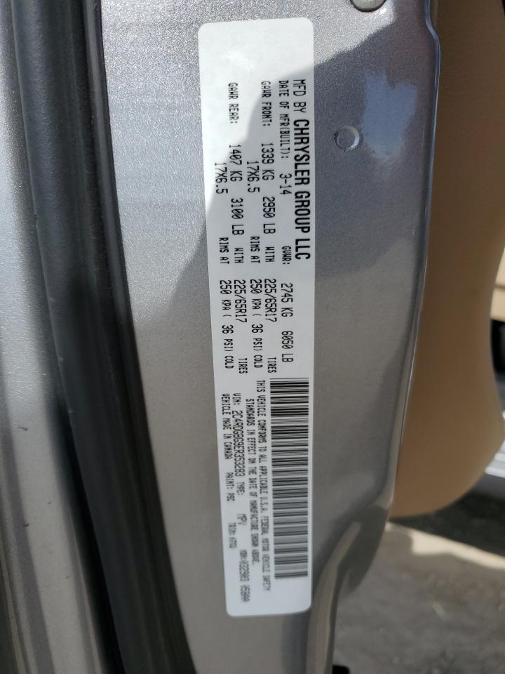 2014 Dodge Grand Caravan Se VIN: 2C4RDGBG9ER353283 Lot: 82065925