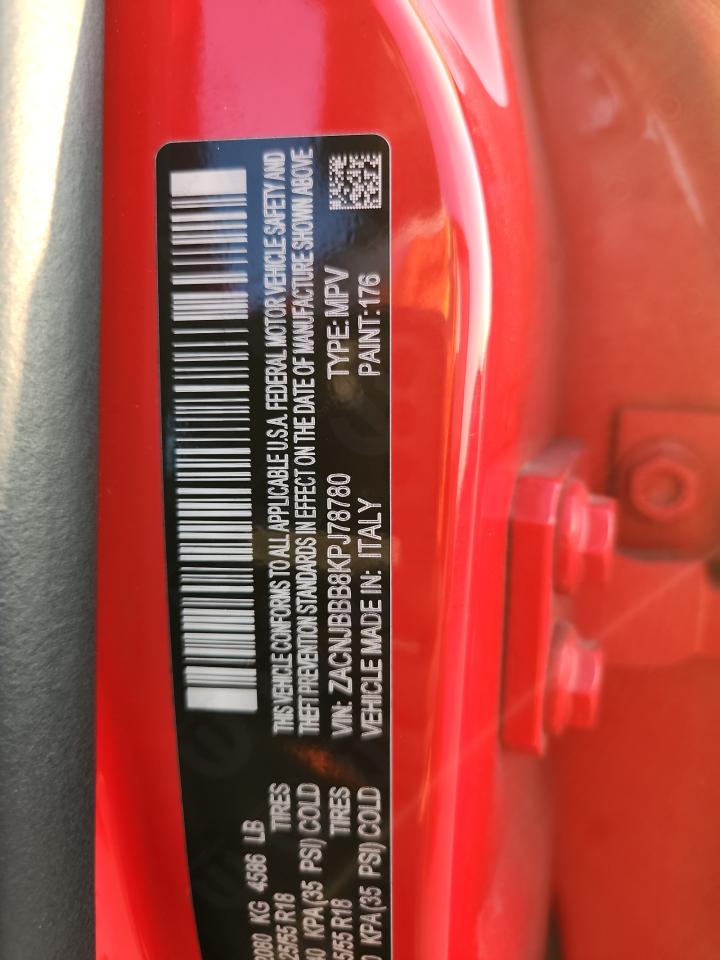 2019 Jeep Renegade Latitude VIN: ZACNJBBB8KPJ78780 Lot: 81255845