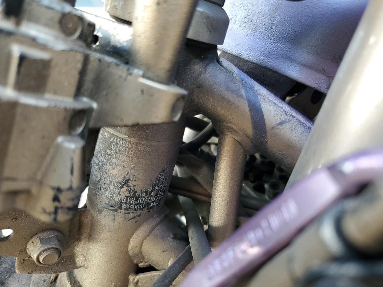 2018 Kawasaki Ex400 VIN: JKAEXKG18JDA06325 Lot: 71526285