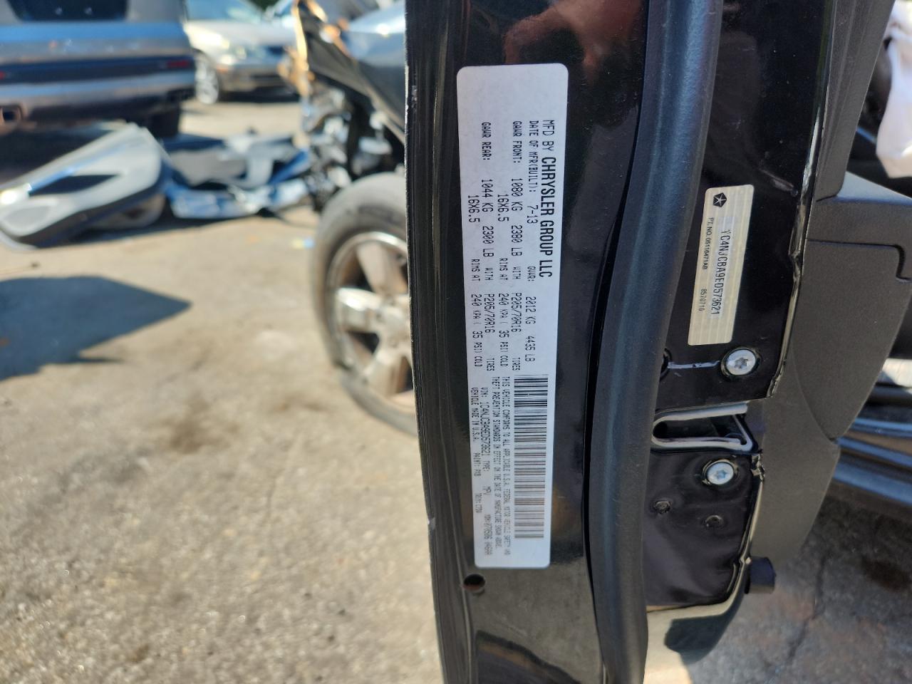 2014 Jeep Compass Sport VIN: 1C4NJCBA9ED573621 Lot: 71227895