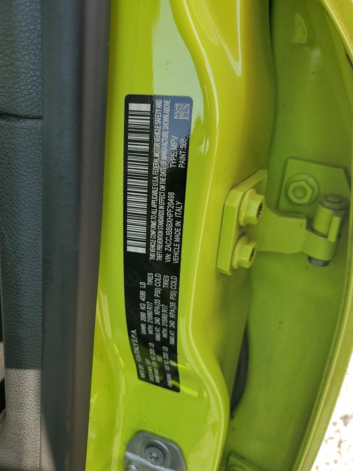 2017 Jeep Renegade Latitude VIN: ZACCJBBBXHPF26498 Lot: 81932275