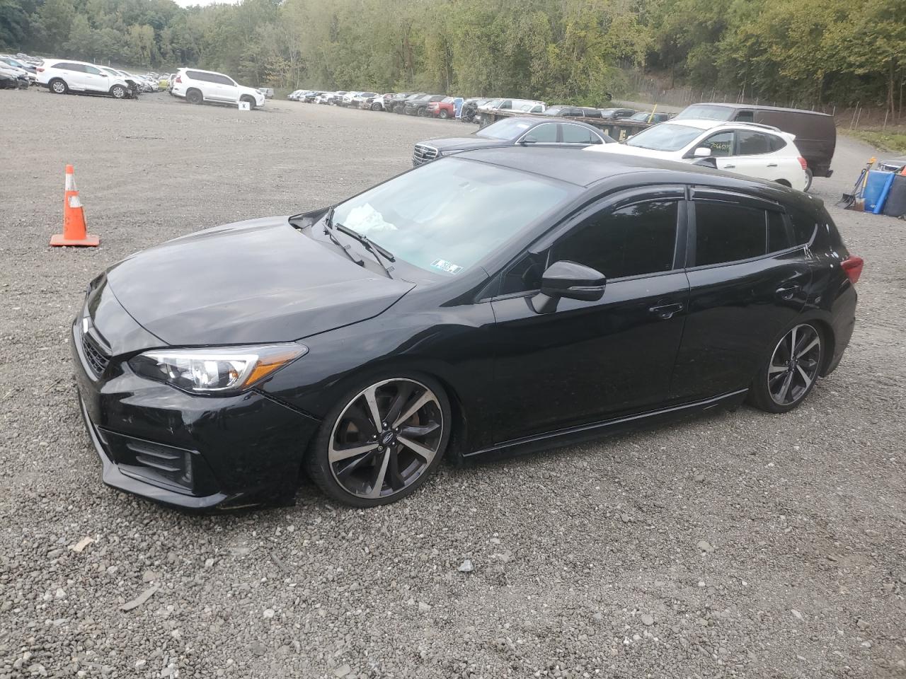 2022 Subaru Impreza Sport black null gasoline 4S3GTAJ68N1708142 photo #1