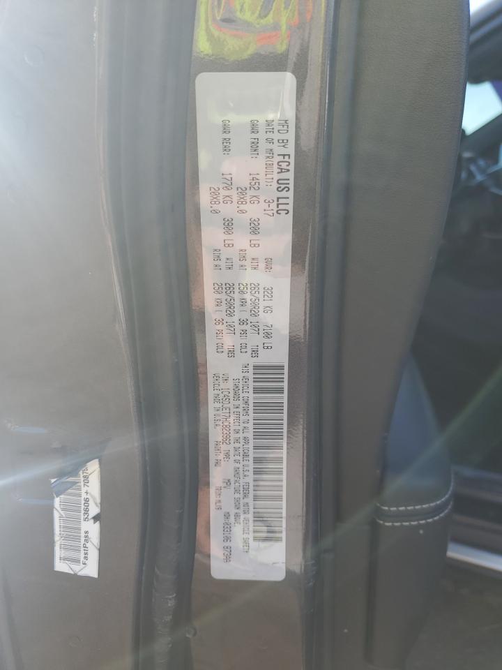 2017 Dodge Durango Citadel VIN: 1C4SDJET7HC823962 Lot: 81685925