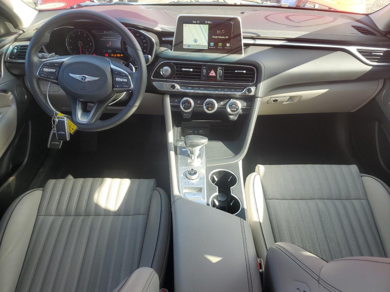 2021 Genesis G70 Elite VIN: KMTG34LA1MU077039 Lot: 81381885