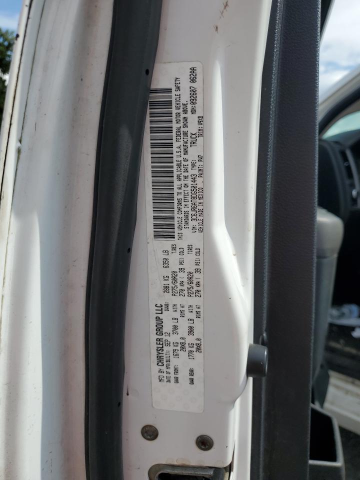 2013 Ram 1500 St VIN: 3C6JR6AT8DG501443 Lot: 81829035