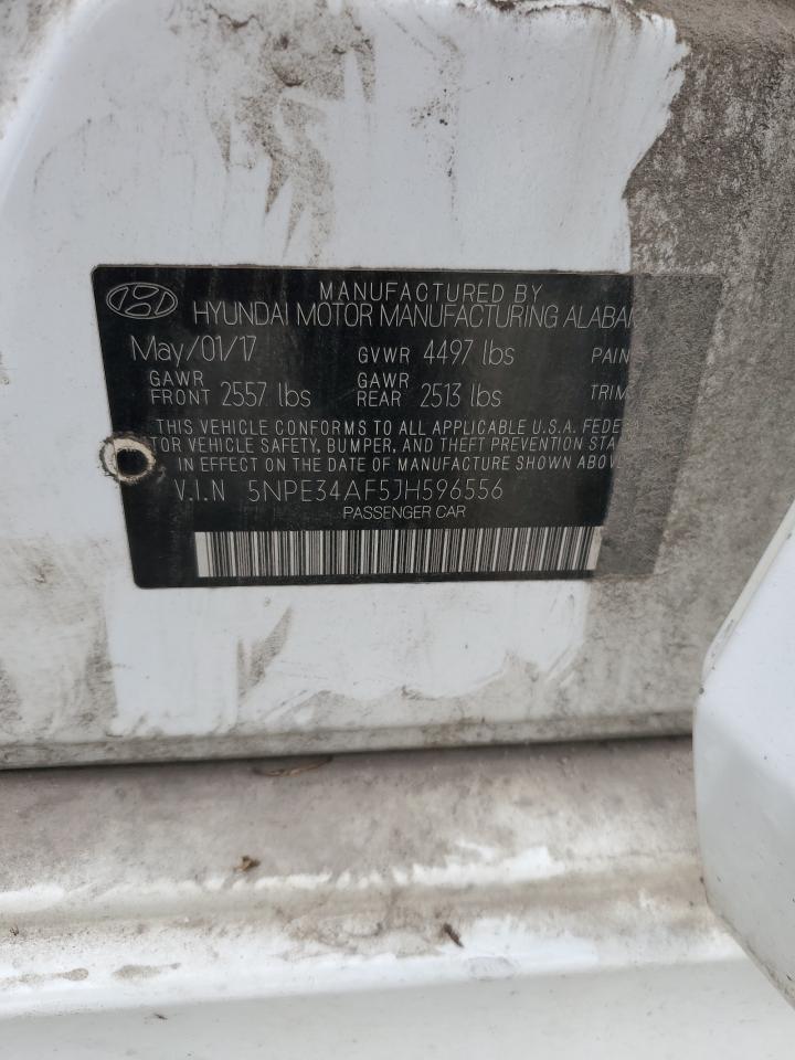 2018 Hyundai Sonata Sport VIN: 5NPE34AF5JH596556 Lot: 80005855