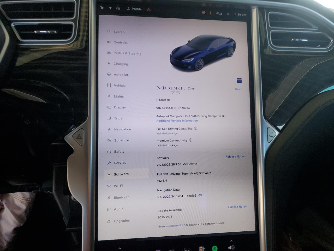 2017 Tesla Model S VIN: 5YJSA1E19HF178774 Lot: 80499985