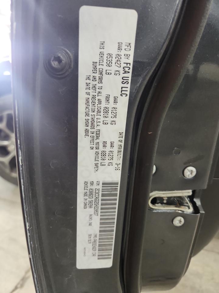 2016 Chrysler 300 S VIN: 2C3CCAGG2GH220537 Lot: 84039735