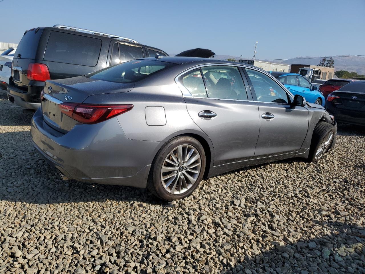 2023 Infiniti Q50 Luxe charcoal null gasoline JN1EV7BP5PM510179 photo #4