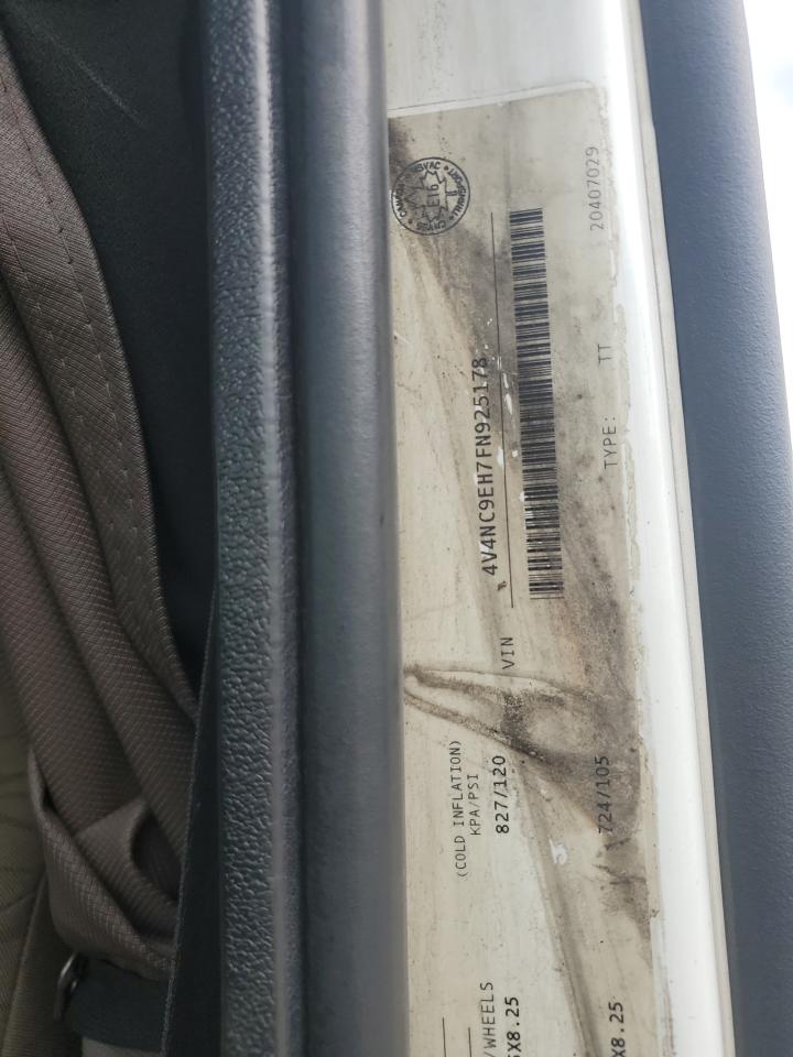 2015 Volvo Vn Vnl VIN: 4V4NC9EH7FN925178 Lot: 71079245