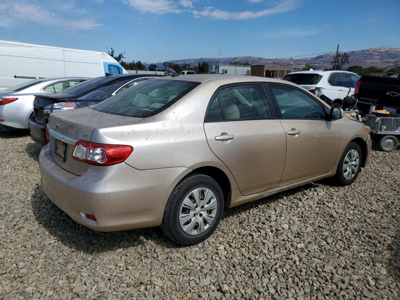 2011 Toyota Corolla Base beige null gasoline JTDBU4EE6B9165333 photo #4