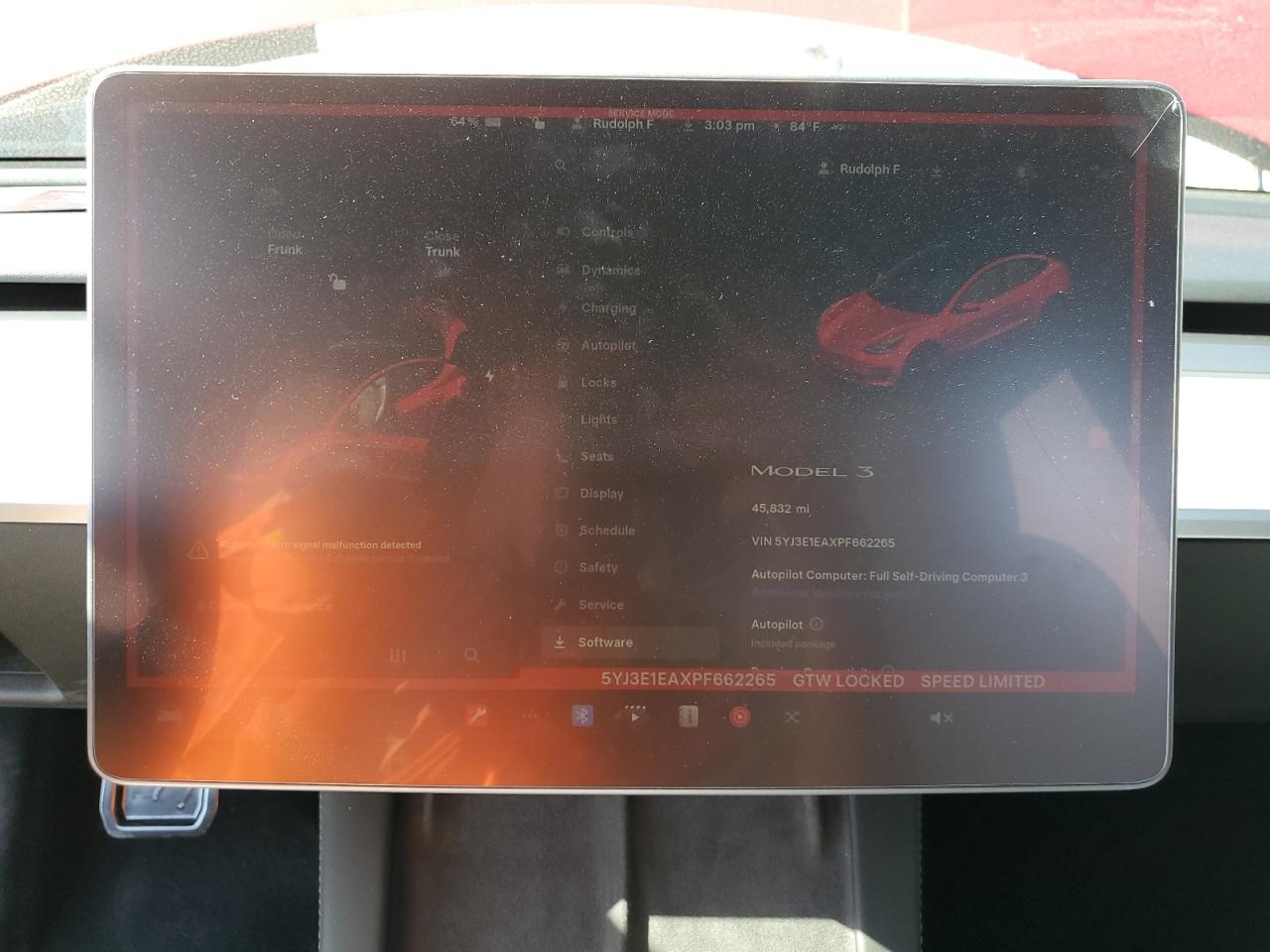 2023 Tesla Model 3 VIN: 5YJ3E1EAXPF662265 Lot: 84738875