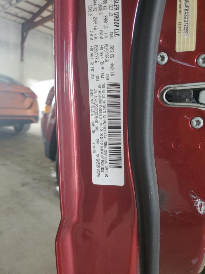 2013 Jeep Patriot Sport VIN: 1C4NJPBA3DD125591 Lot: 71327935