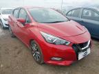 2017 NISSAN MICRA ACENTA IG-T  for sale at Copart PETERLEE