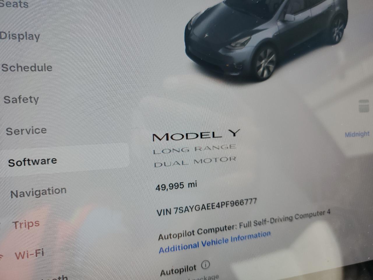 2023 Tesla Model Y VIN: 7SAYGAEE4PF966777 Lot: 71242325