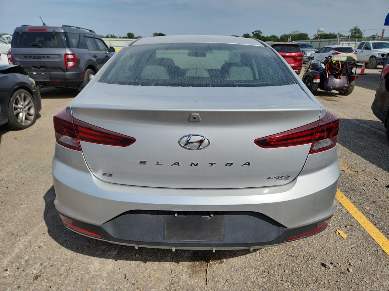 2019 Hyundai Elantra Se VIN: 5NPD74LF7KH492942 Lot: 80023975