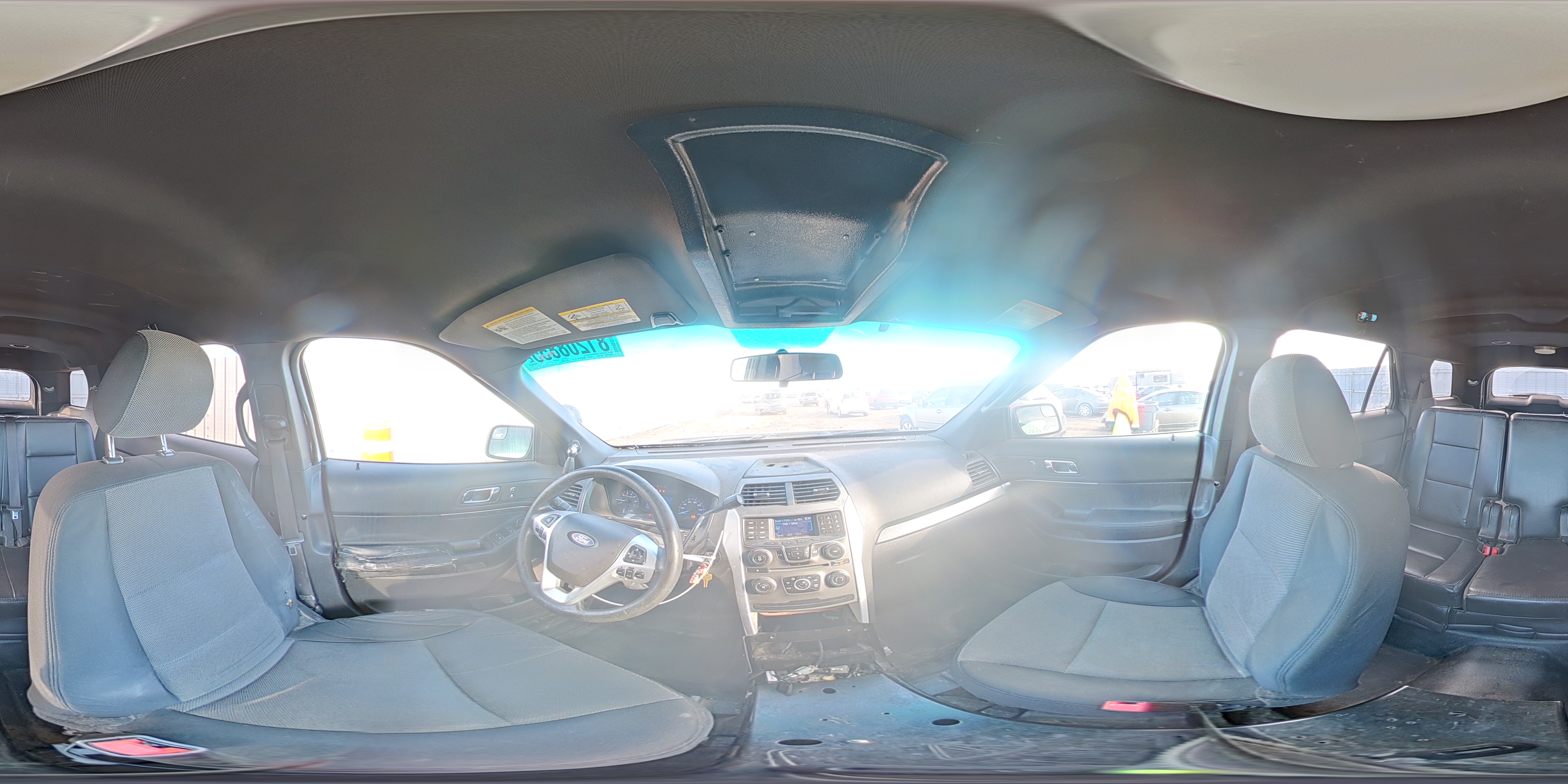 2013 Ford Explorer Police Interceptor VIN: 1FM5K8AR0DGC25782 Lot: 81208855