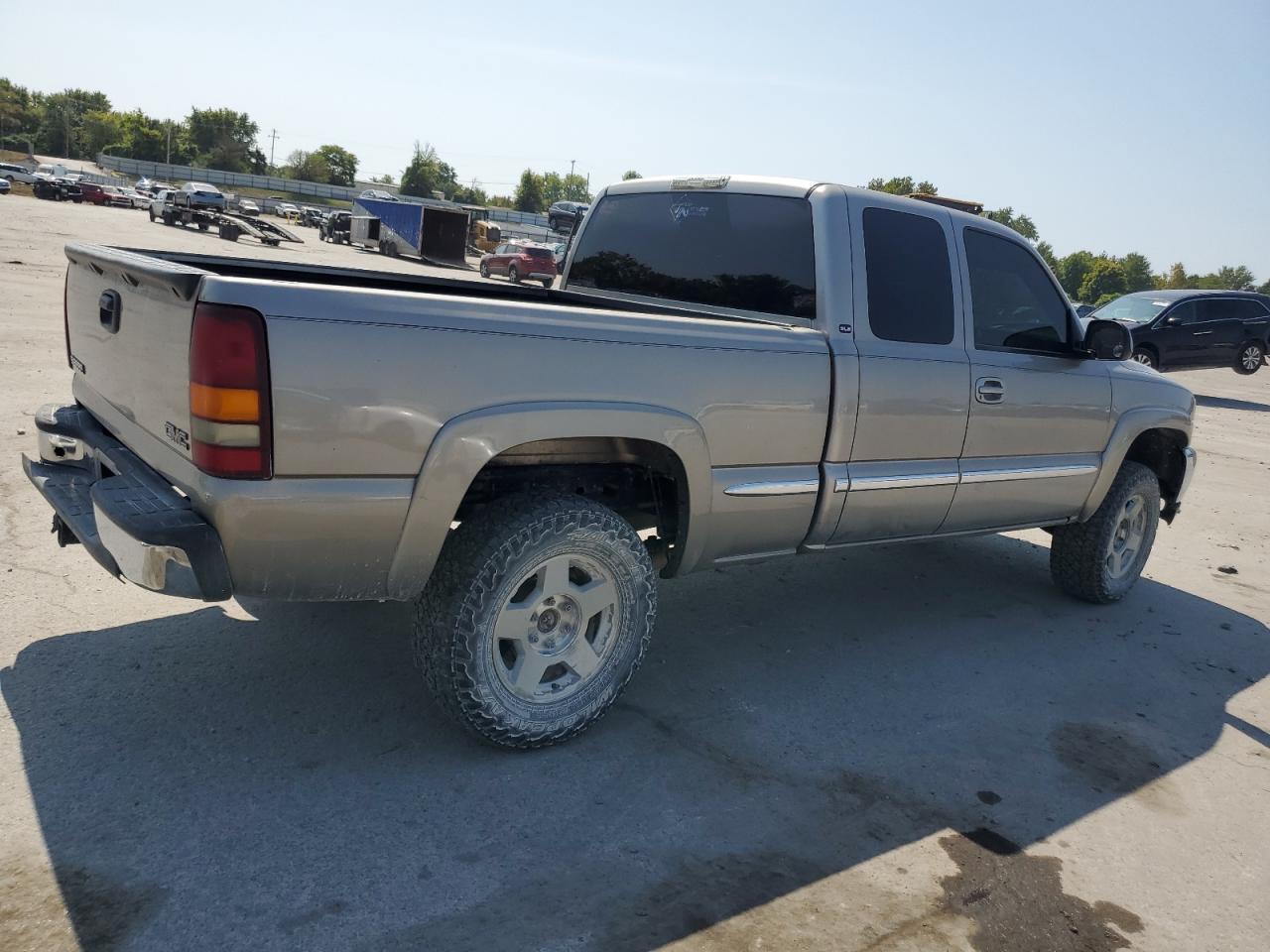 2000 GMC New Sierra K1500 grey pickup gas 2GTEK19T1Y1244033 photo #4