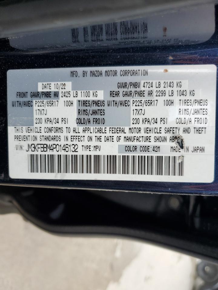 2023 Mazda Cx-5 Select VIN: JM3KFBBM4P0146132 Lot: 80576965