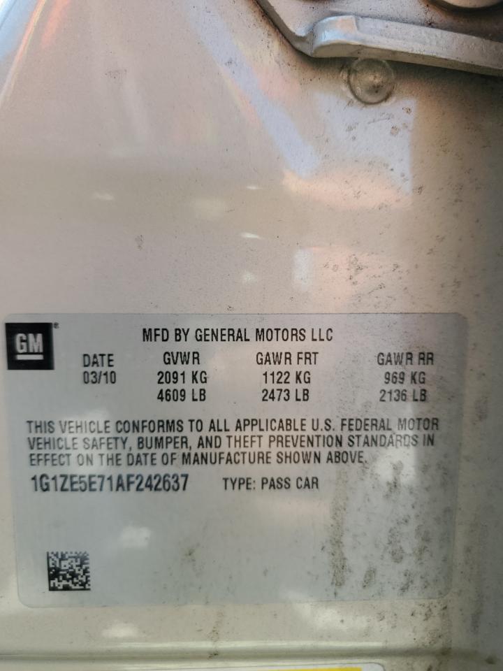 2010 Chevrolet Malibu Ltz VIN: 1G1ZE5E71AF242637 Lot: 71963385