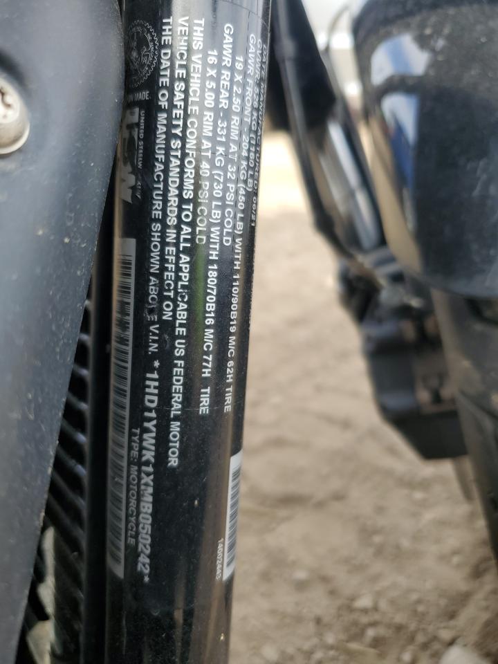 2021 Harley-Davidson Fxlrs VIN: 1HD1YWK1XMB050242 Lot: 81691185