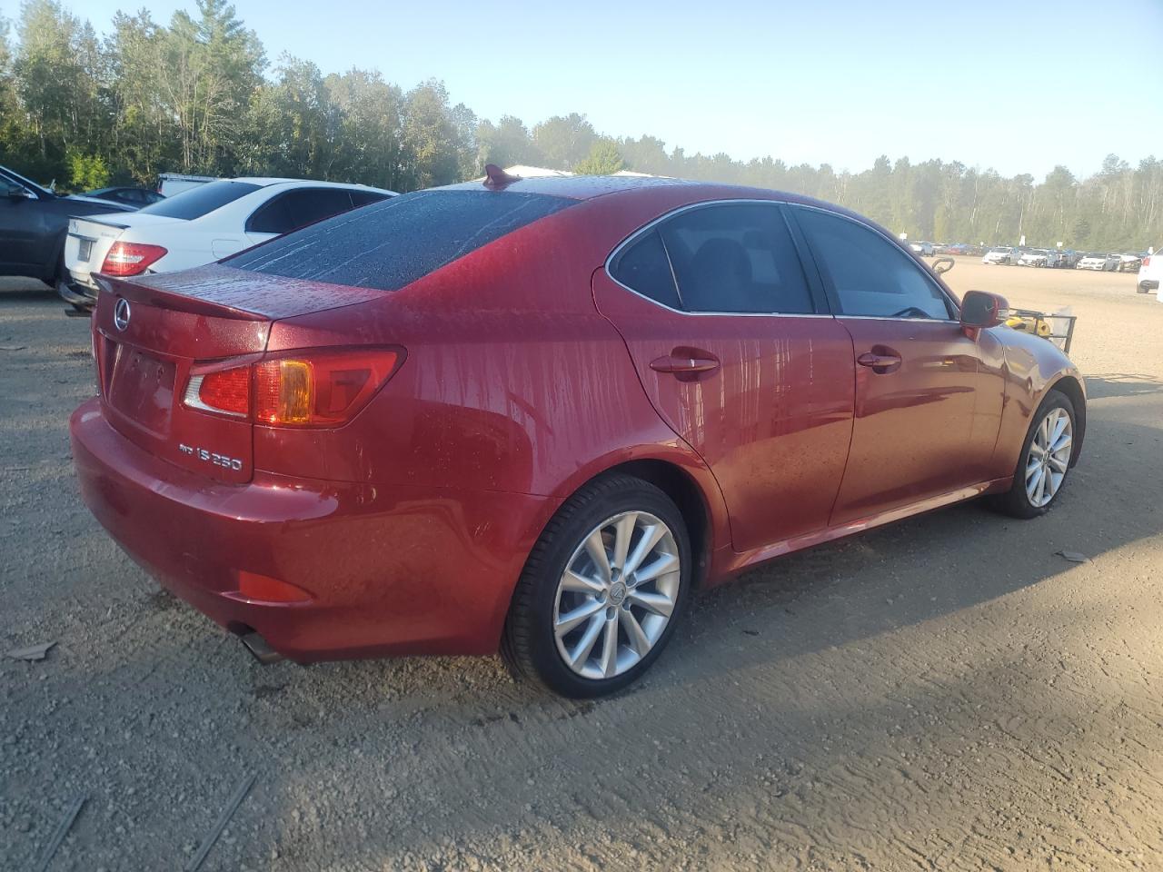 2010 Lexus Is 250 red null gas JTHCF5C24A5041658 photo #4